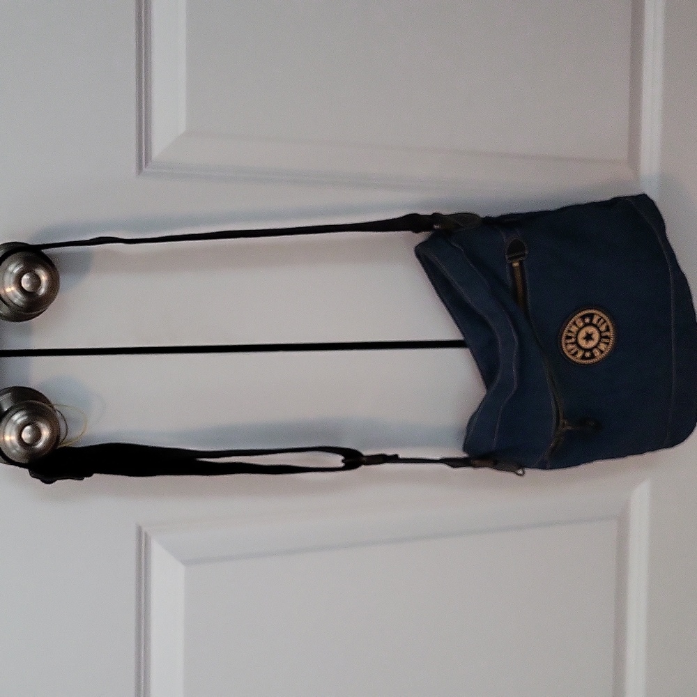 Kipling - Vintage Crossbody Messenger Bag - Blue